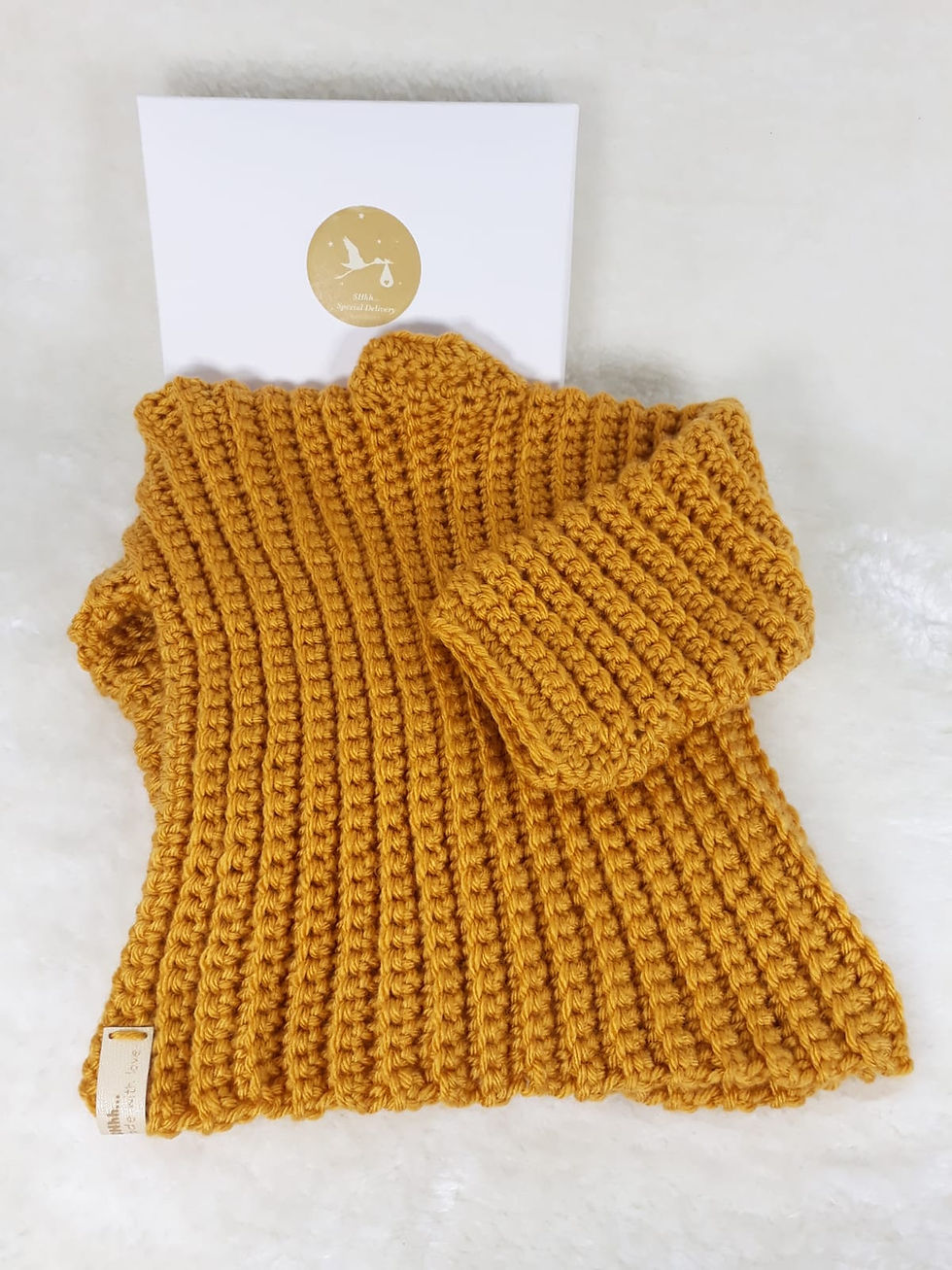 Thumbnail: Autumn Hat & Cardigan Set
