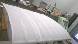 Wing covering completed