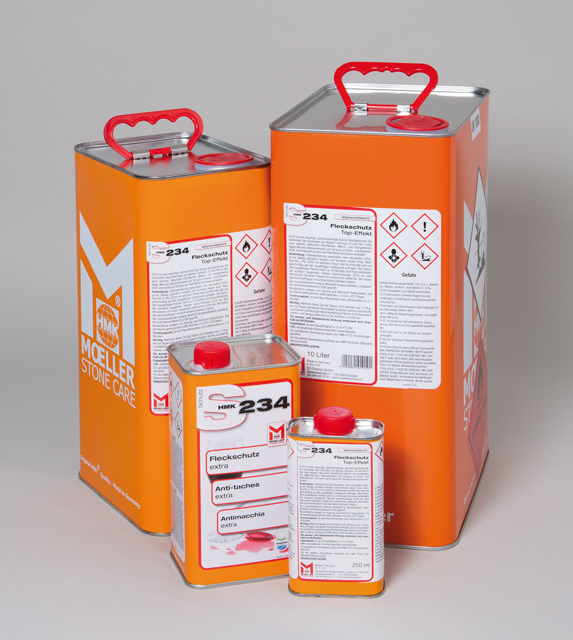 HMK S243, Feinsteinzeug-Imprägnierung