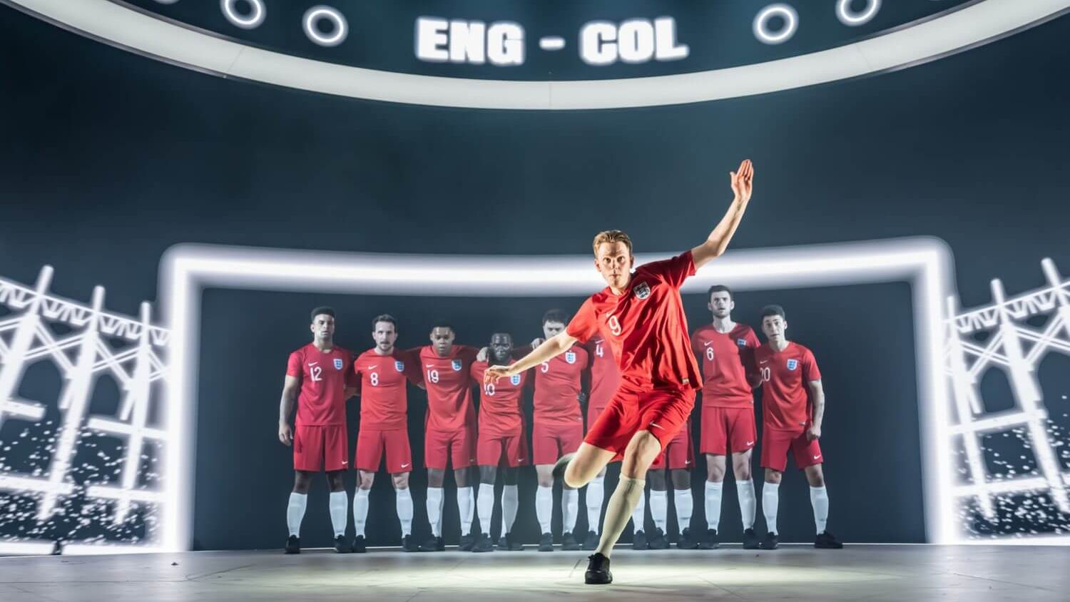 Touring production scene from Dear England.
