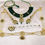Thumbnail: Royal Rajputi  Jewelry Combo Set – Green & White Pearl Collection