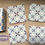 Thumbnail: bộ gốm kê ly Tiles Indigo | ceramic coasters (set of 4)
