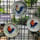 Thumbnail: mini chicken hand-painted glaze ceramic magnet