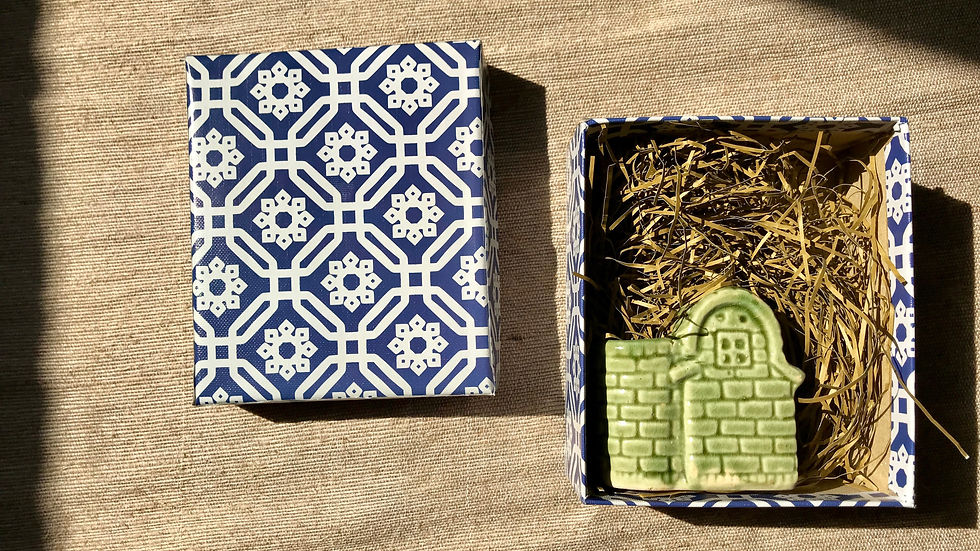 Thumbnail: ngôi nhà vintage nhí | mini vintage ceramic house (unit)