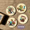 Thumbnail: bộ gốm kê ly tạp kĩ đường phố | street life ceramic coaster (set of 4)