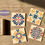 Thumbnail: bộ gốm kê Tiles Motif Combo | mini tiles ceramic coasters (set of 4)
