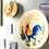 Thumbnail: mini chicken hand-painted glaze ceramic magnet