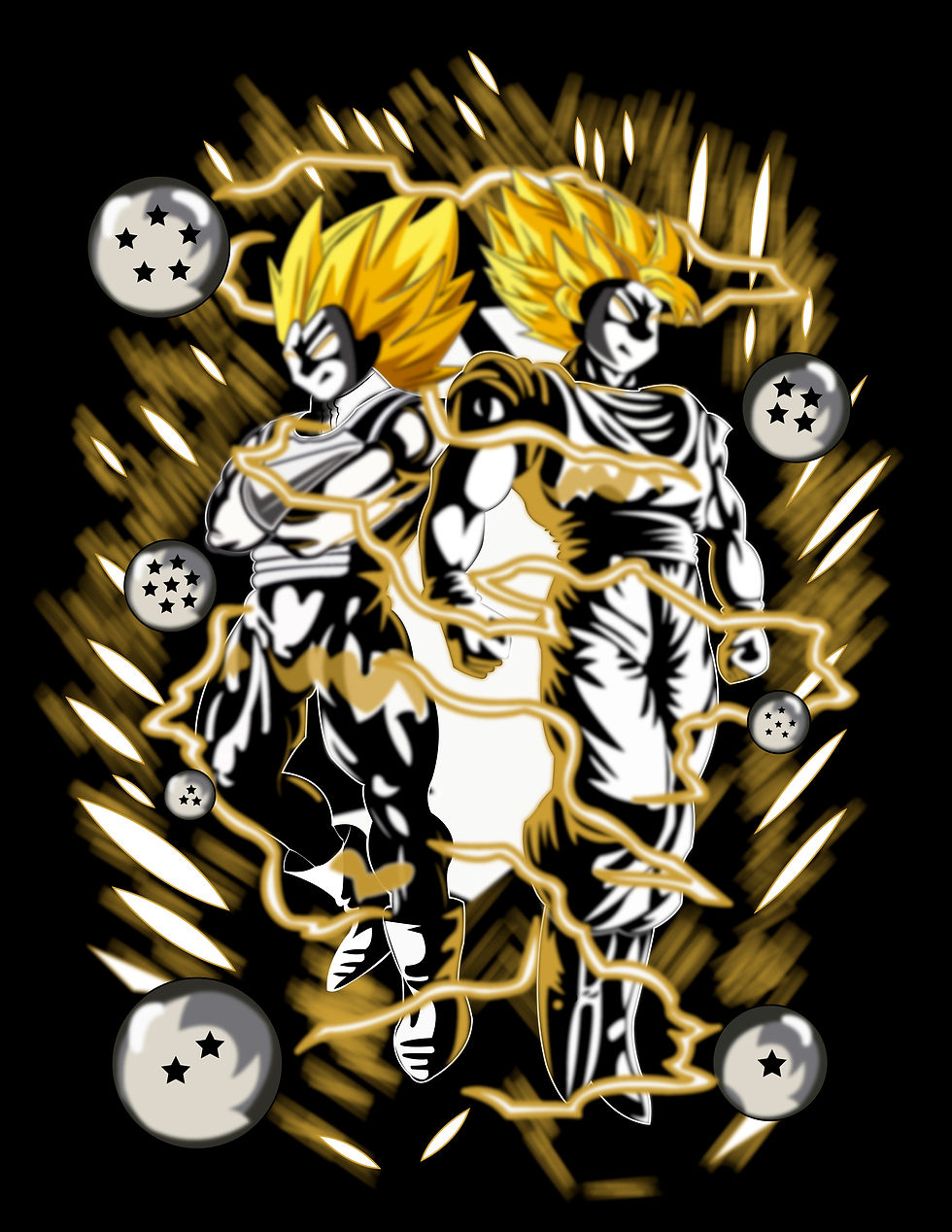 GOKU Y VEGETA