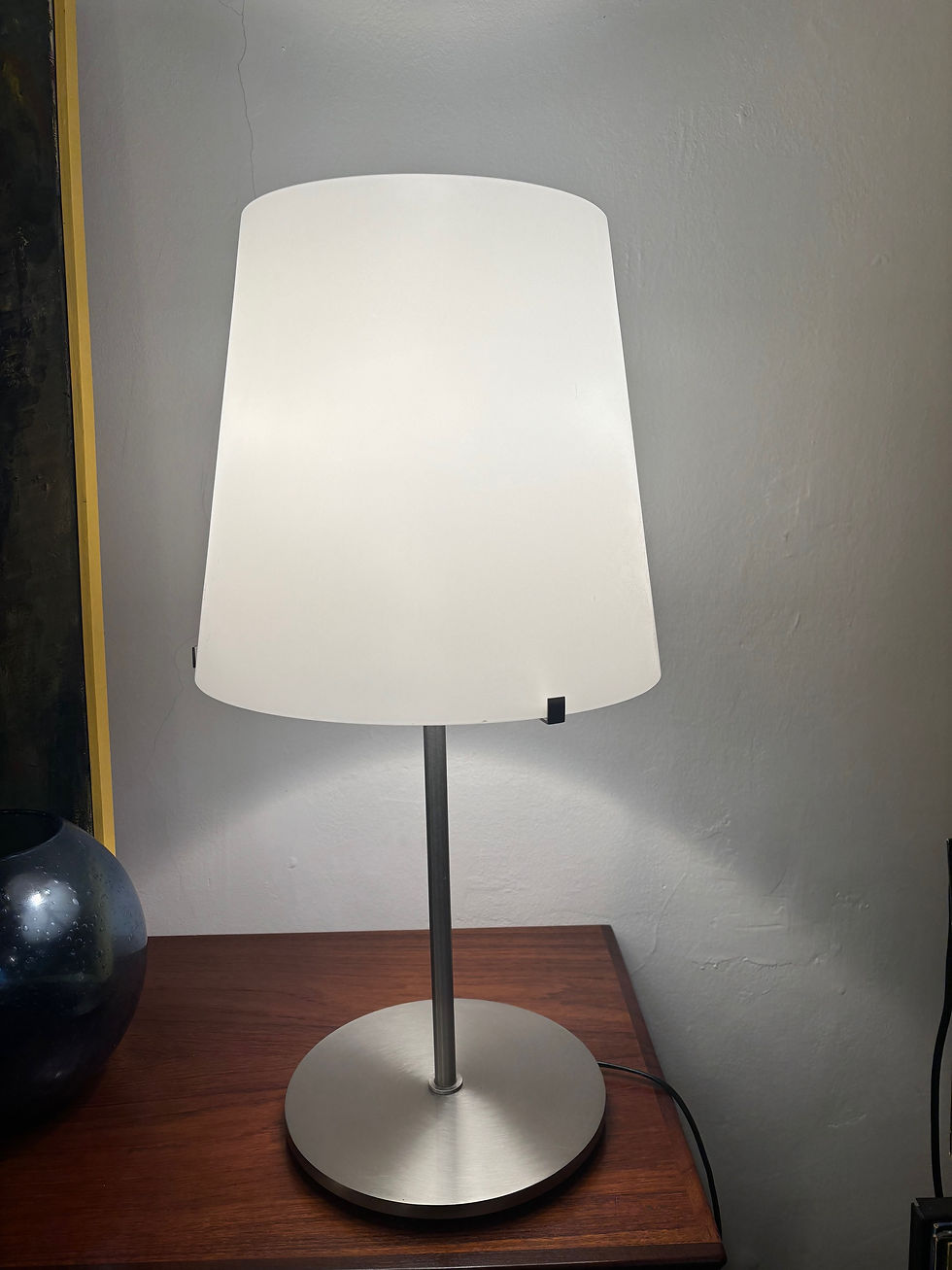 Miniaturbild: Moderne italienische Mid-Century Tischlampe von Fontana Arte, 1980er