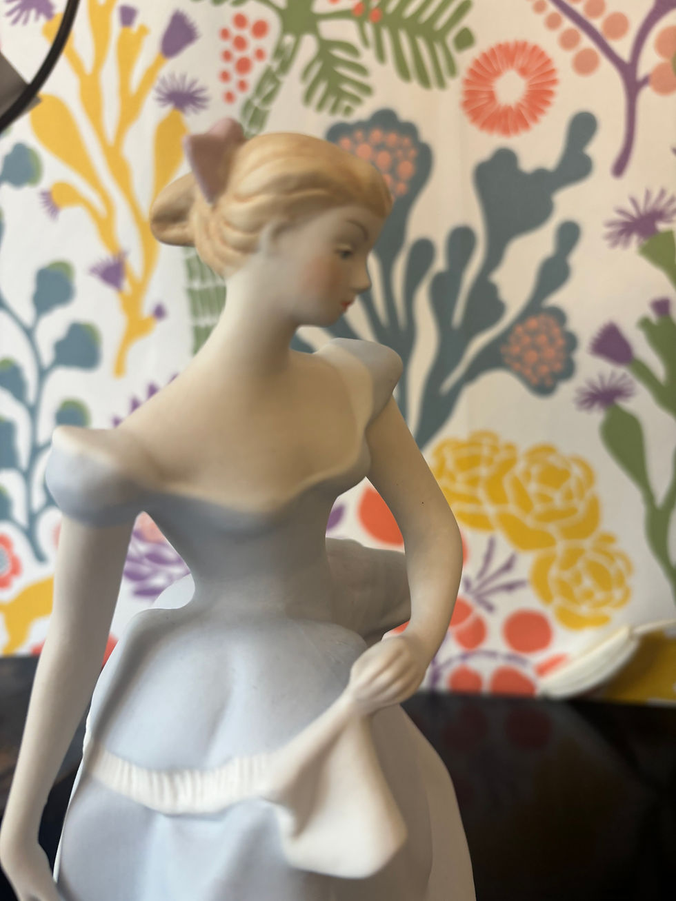 Miniaturbild: Vintage Porzellan Royal Dux Figur einer Frau, 1960