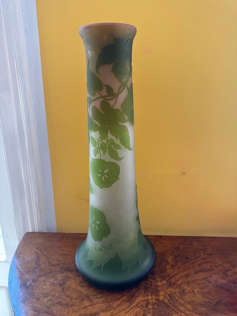 Miniaturbild: Hohe Vase mit Mohnblüten, Emile Gallé, Nancy, um 1905-08