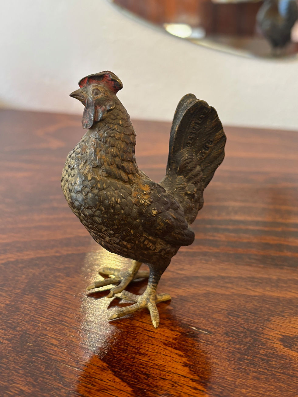 Miniaturbild: Wiener Bronze  Tierfigur Hahn