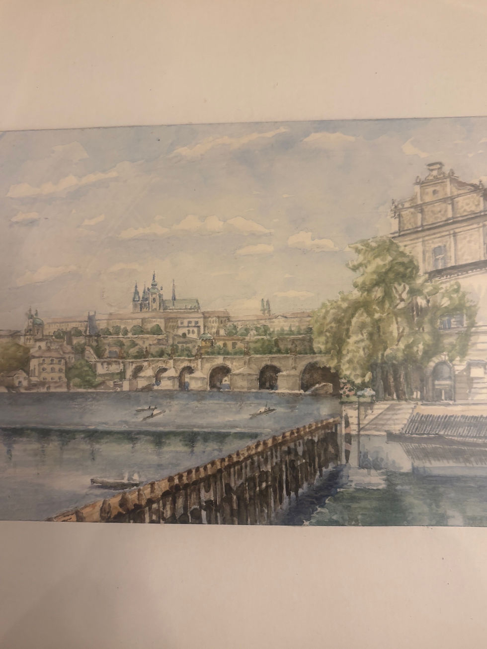 Miniaturbild: Prag Aquarell