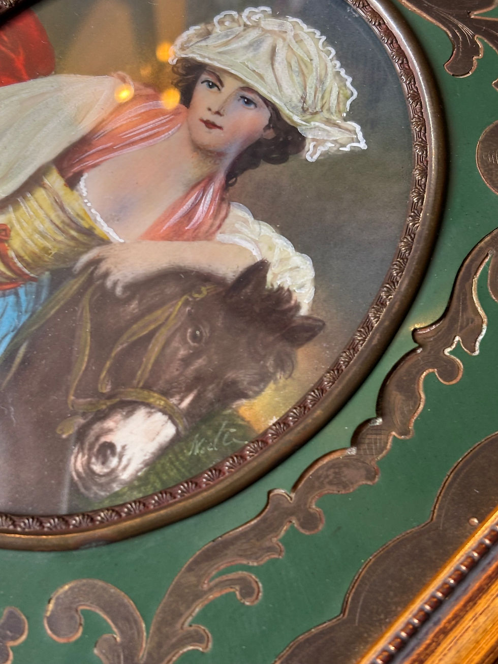 Miniaturbild: Miniatur handgemalt um 1900