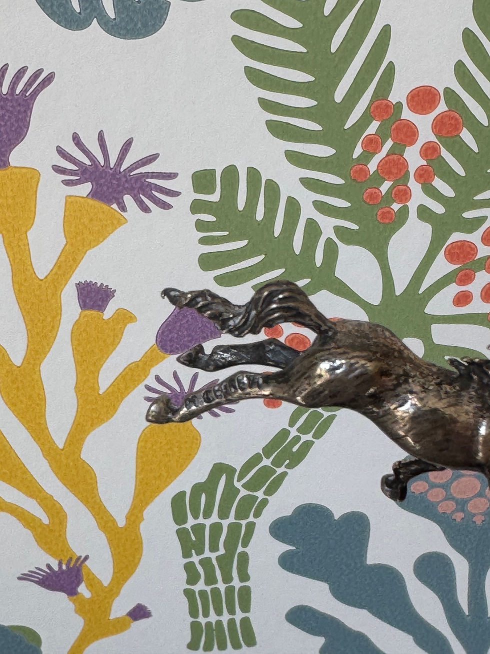Miniaturbild: Vintage 800er Silberpferdefigur