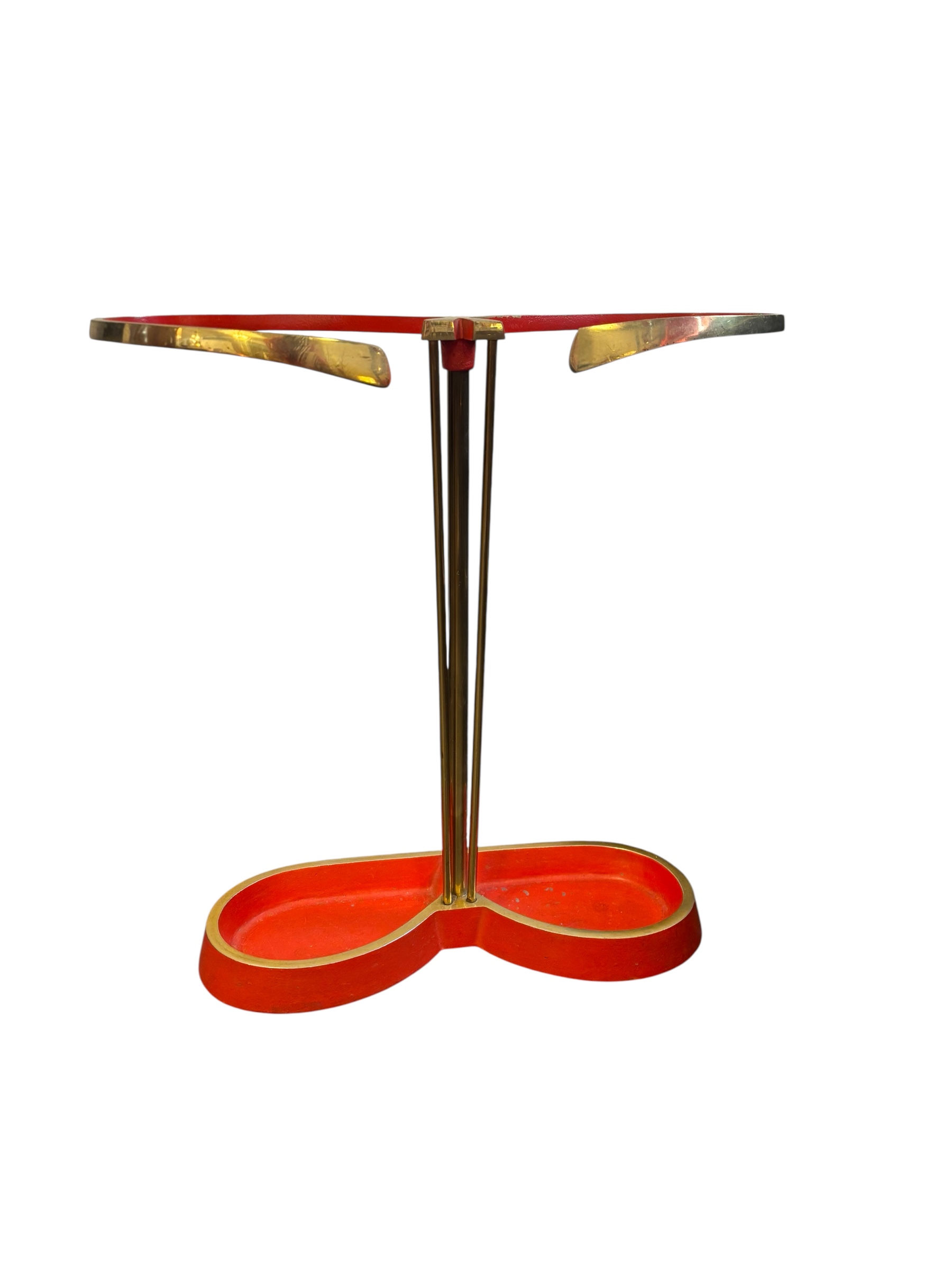 Mid-Century Messing Schirmständer, 1960er