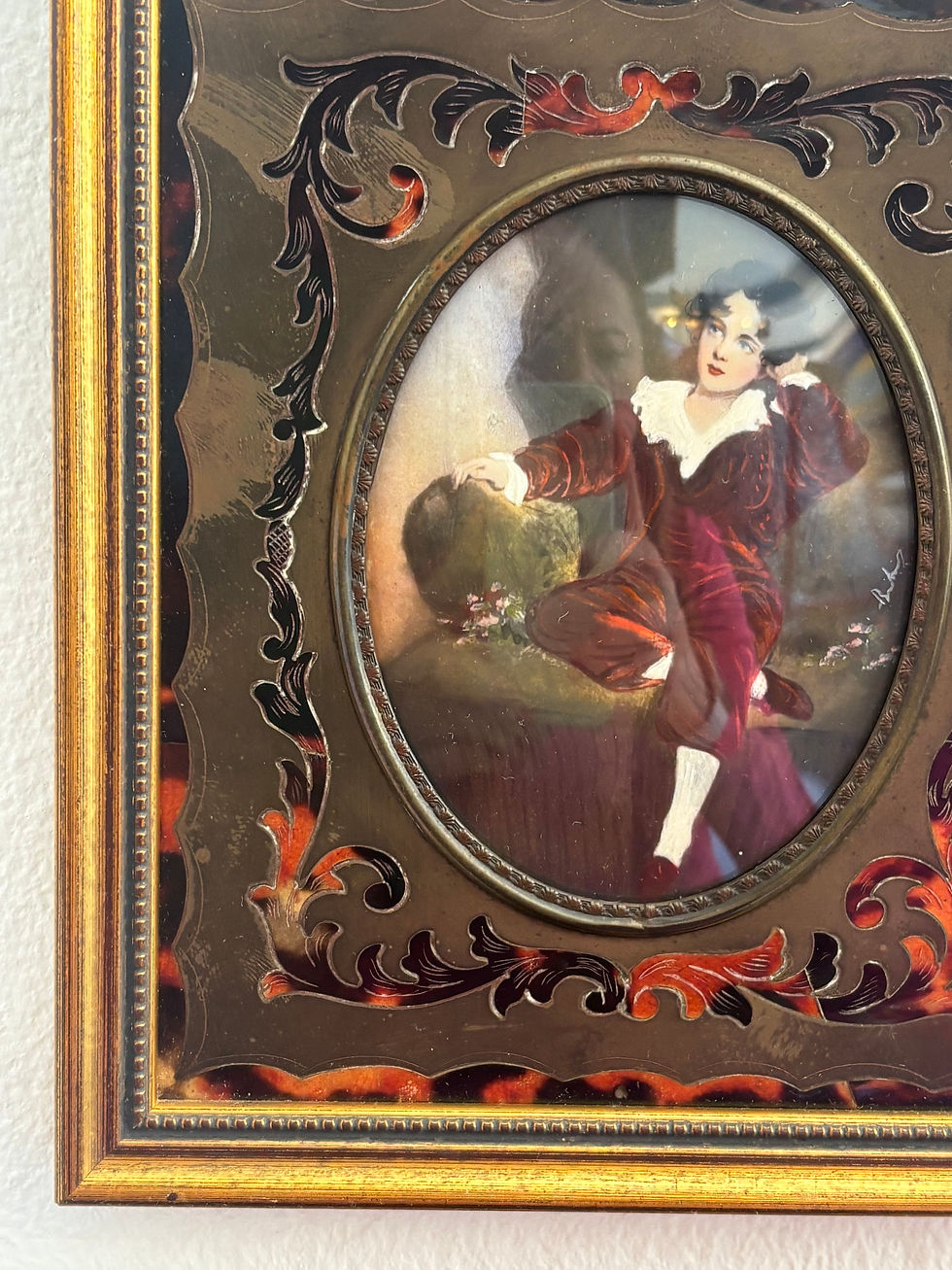 Miniaturbild: Miniatur handgemalt um 1900