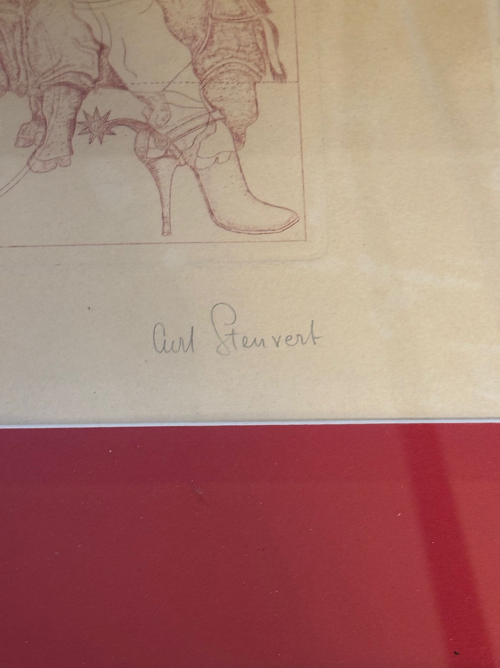 Miniaturbild: Curt Stenvert "Im Fadenkreuz" Radierung