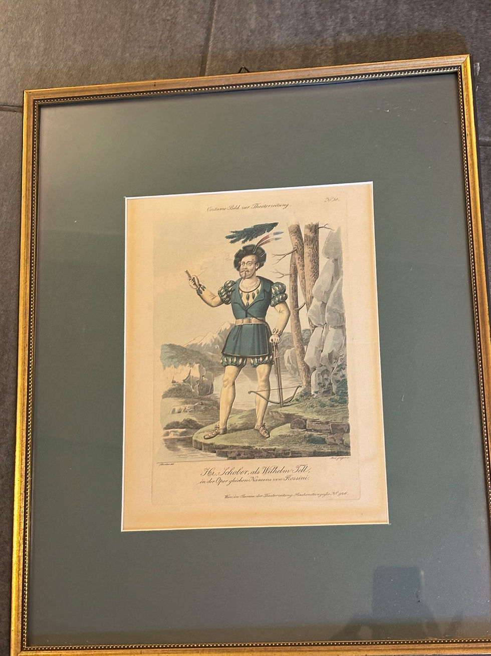 Miniaturbild: Kupferstich Costümbild Nr. 50 zur Theaterzeitung