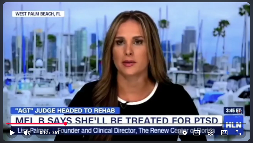 dr palmer on the national television saying about PTSD