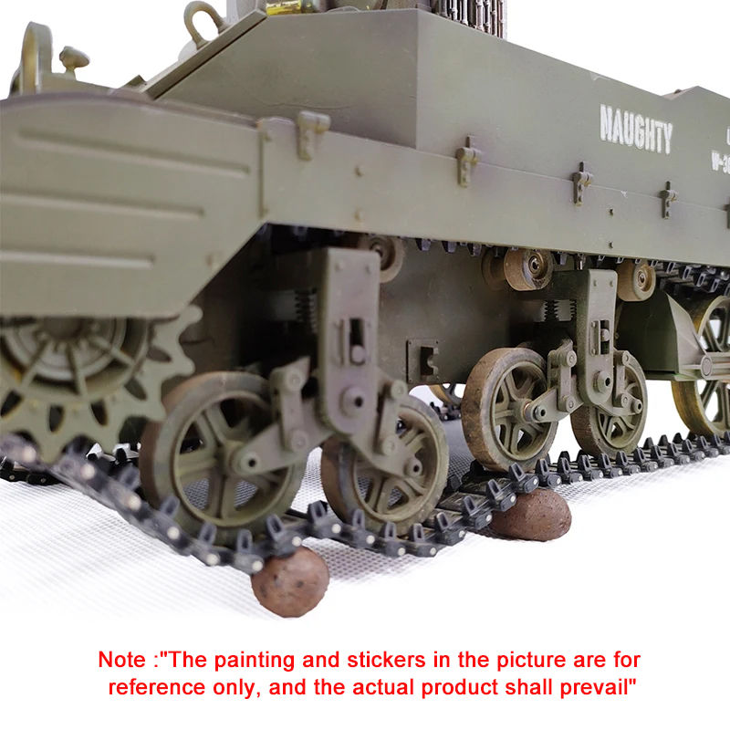 Miniaturbild: Coolbank rc tank 2,4 skala ghz u. s. m5a1 stuart light tank modell, fernbedienu