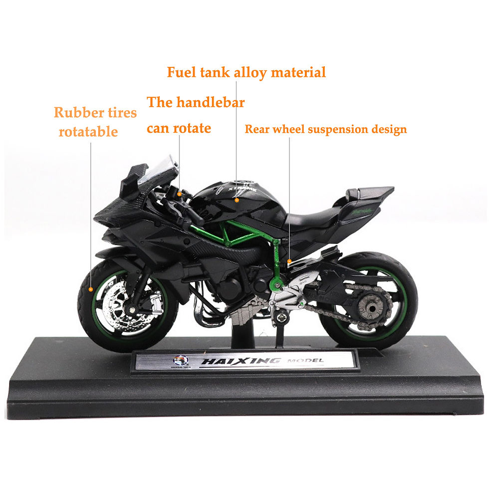 Thumbnail: 1:18 kawasaki ninja ZX-12R echte legierung motorrad modell statische druckguss 
