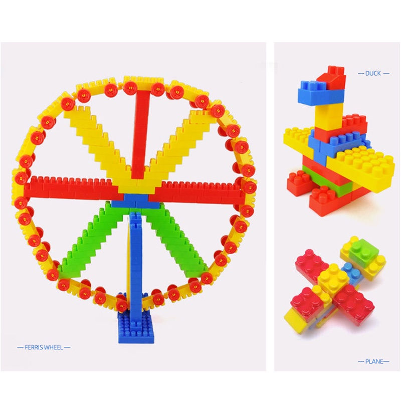 Thumbnail: 130pcs / large particles of building block toys / assembled toys / early childh