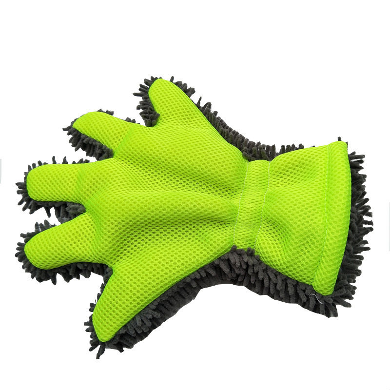 Miniaturbild: Chenille Auto Waschen Handschuhe Mikrofaser Wischen Auto Schwamm Scratch Kosten
