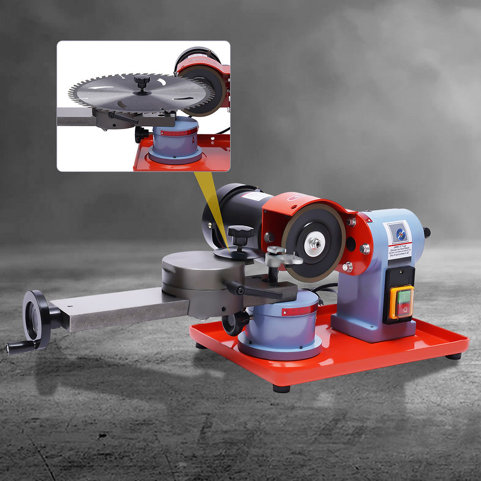 Miniaturbild: Holz bearbeitung mechanische Zahnrad schleif maschine 220v 250w Runds äge blatt