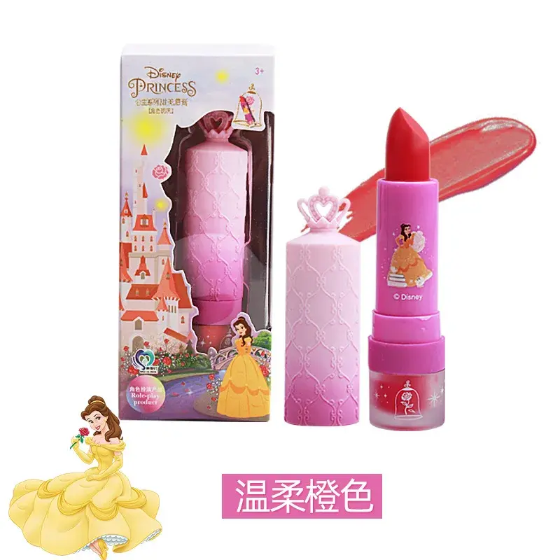 Thumbnail: Original Disney cartoon real girls frozen Lipstick Cosmetics Girls Safe  Baby p