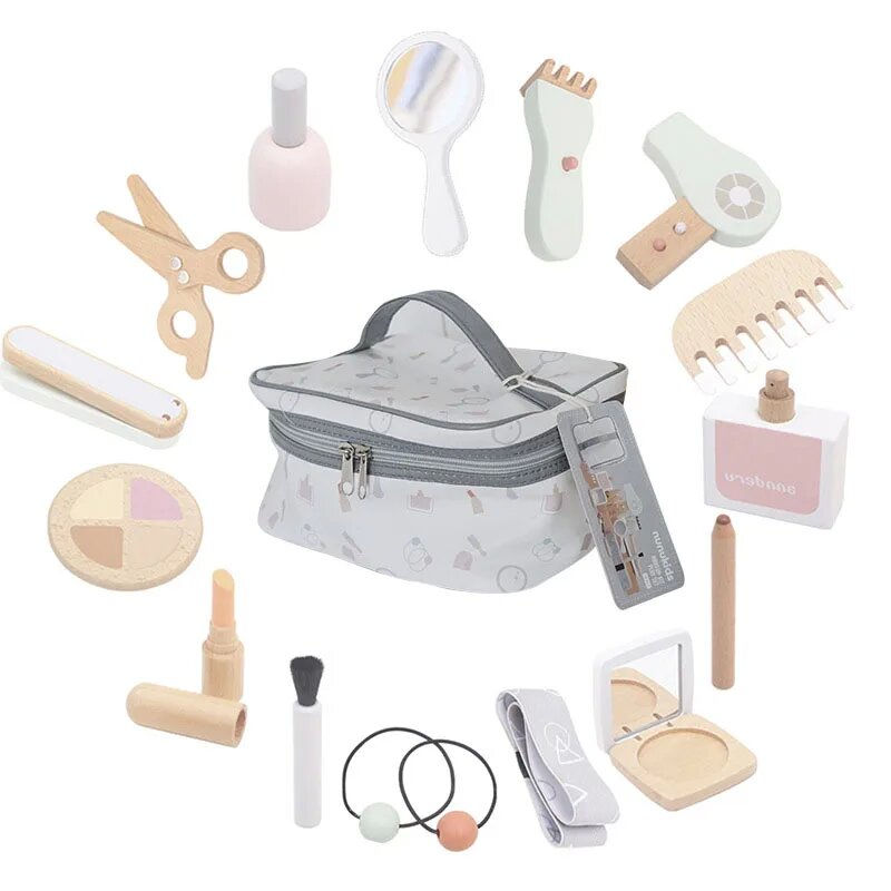 Thumbnail: Kids Pretend Play Make Up Toys Simulation Children's Haircut Set Educational To