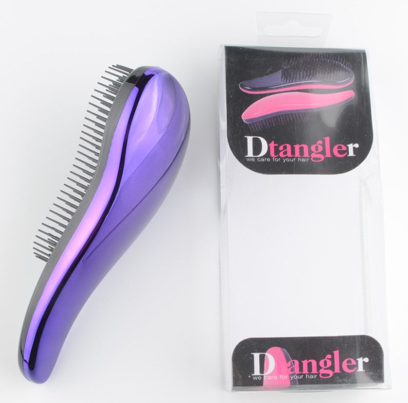 Miniaturbild: 1pc Entwirren Haar Pinsel Griff 5 Helle farben Magie Anti-statische Verwicklung