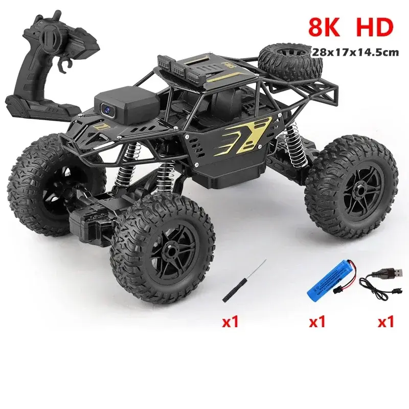 Miniaturbild: Heiß 1: 18 Sechs rad antrieb RC Auto Cross Country Kletter spray Rennwagen Fern