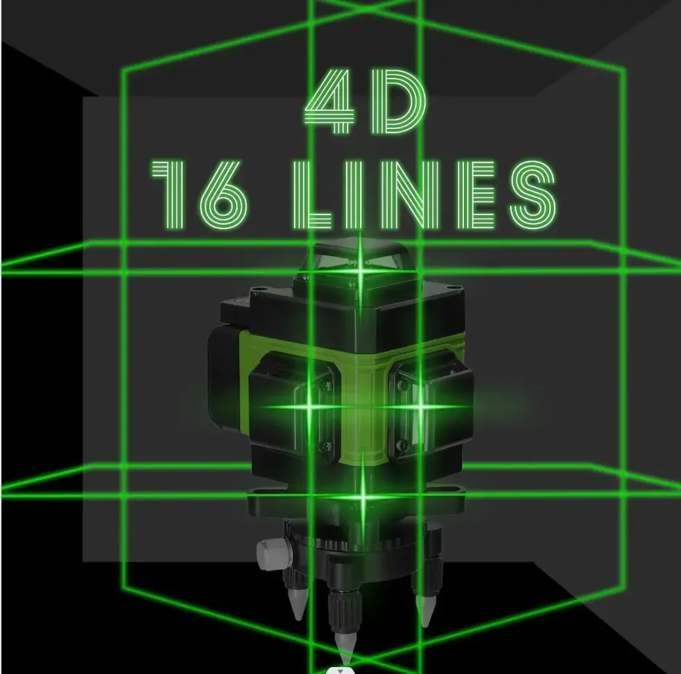 Thumbnail: 3d/4d 12/16 Linien Laser Level 3 selbst nivellierende Maschine Batterie Nivel l