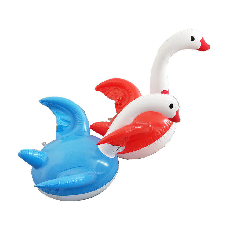 Thumbnail: Kids Inflatable Toys Simulation Swan Toy Creative Funny Tumbler Swan Toy PVC In