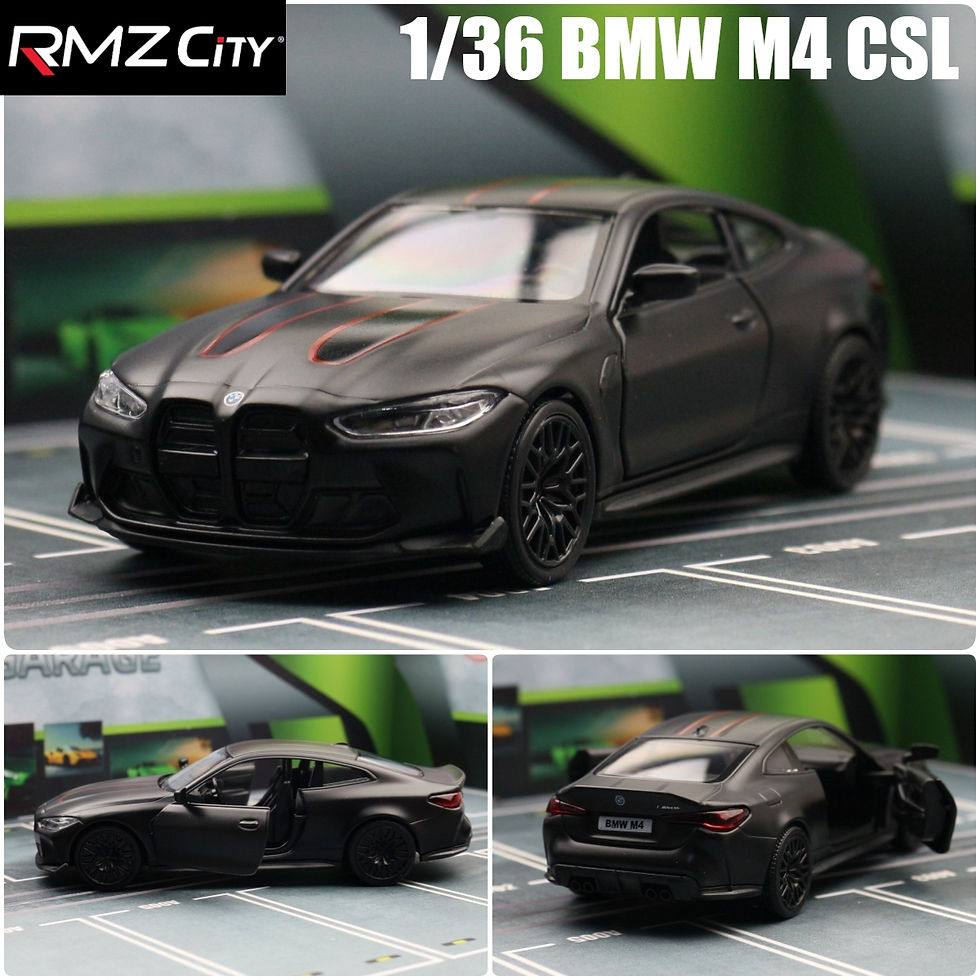 Thumbnail: 1/36 bmw m4 csl g82 Limousine Spielzeug auto Miniatur modell rmz Stadt freie Rä