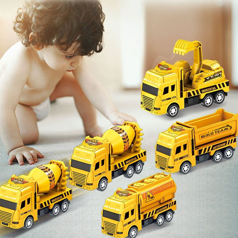 Thumbnail: Kinderspiel zeug Auto Trägheit Sanitär LKW Modelle ziehen Militär technik Fahrz