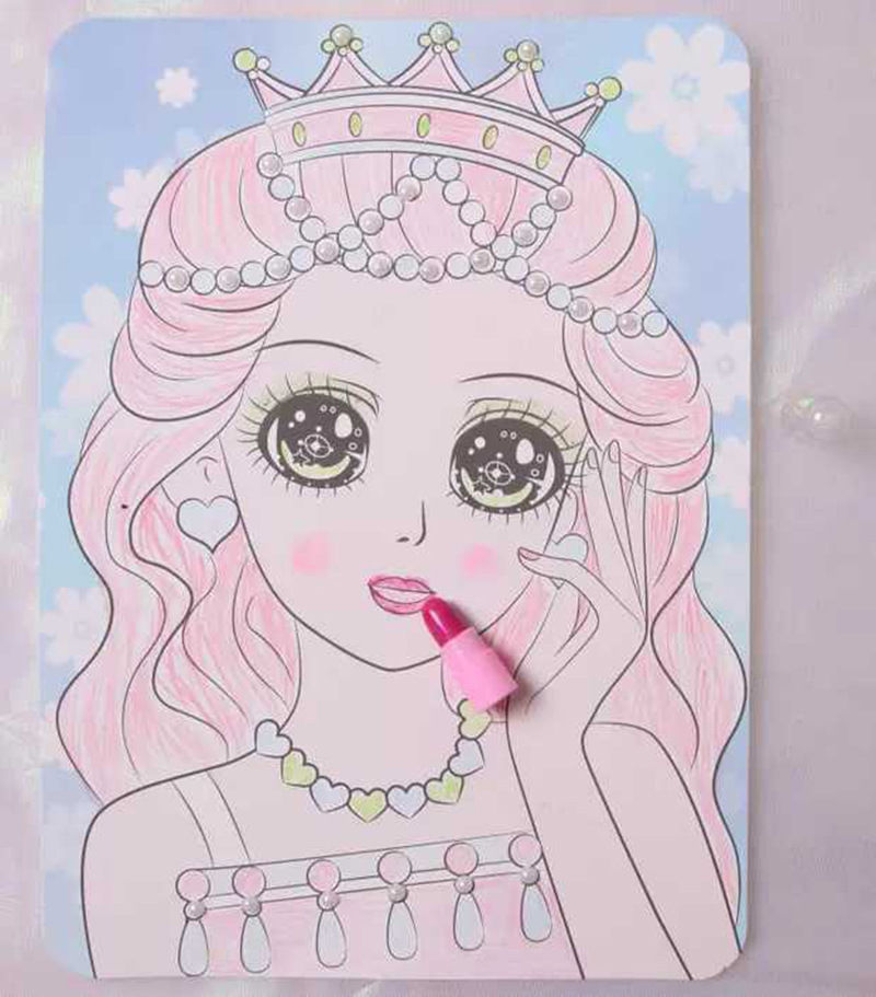 Miniaturbild: Kinder Handgemachte Prinzessin Mädchen Sicherheit Make-Up Malerei Spielzeug Kre