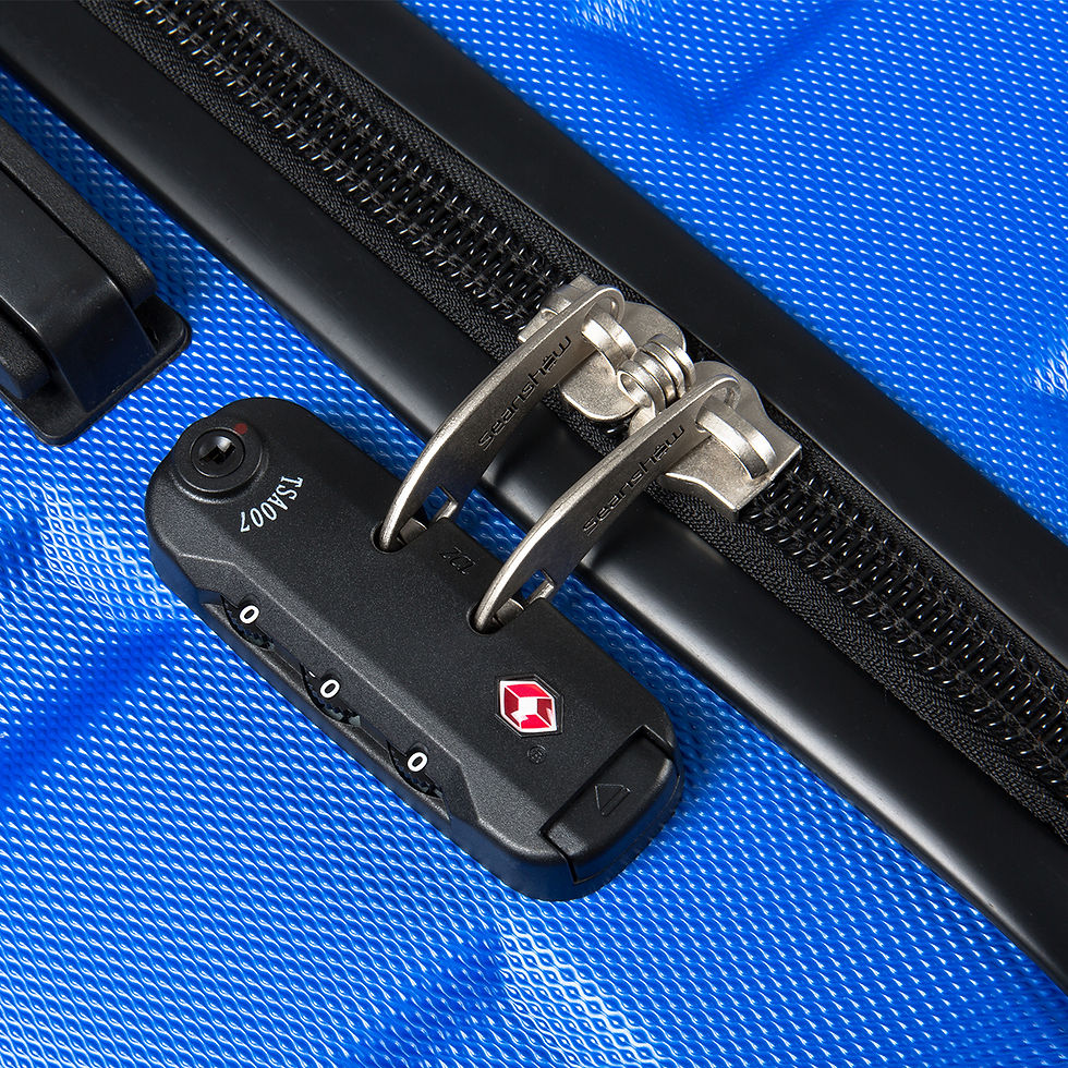 Thumbnail: 20 24 28 Zoll Koffer Set 3 Stück Reiß verschluss Gepäck Reisetasche große Kapaz