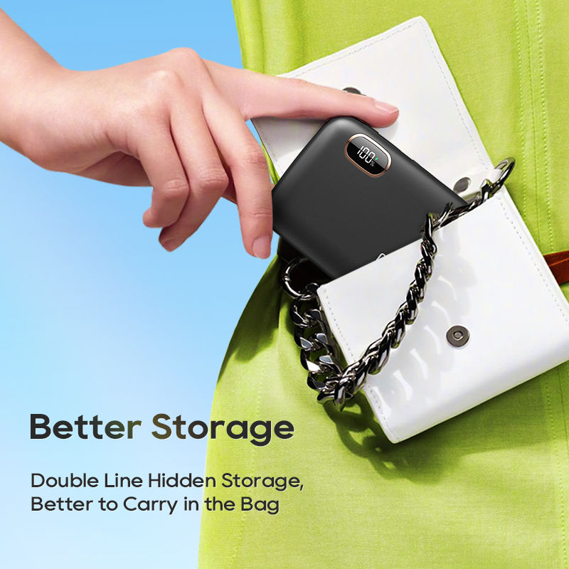 Miniaturbild: KUULAA 10000mAh Power Bank with Type-C PD QC3.0 for iPhone Samsung