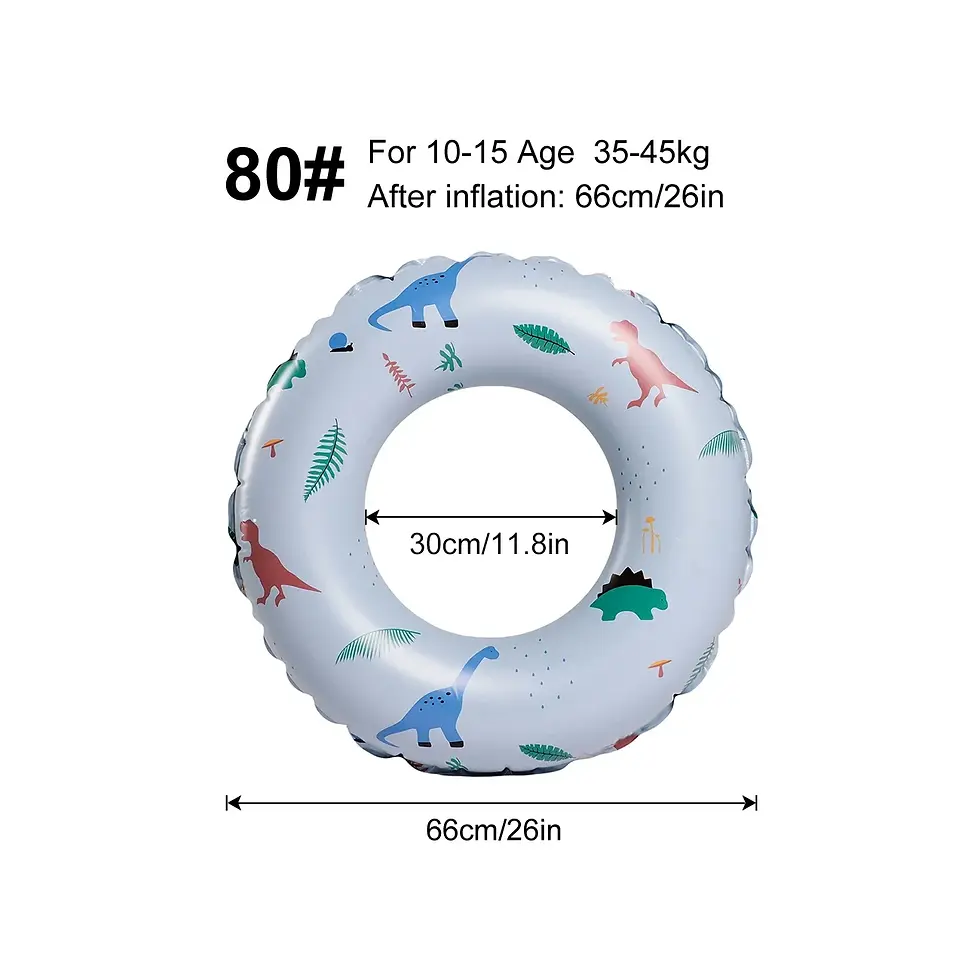 Thumbnail: Dinosaur Inflatable Pool Floats for Adults,Summer Swiming Ring Beach Toys Pool 