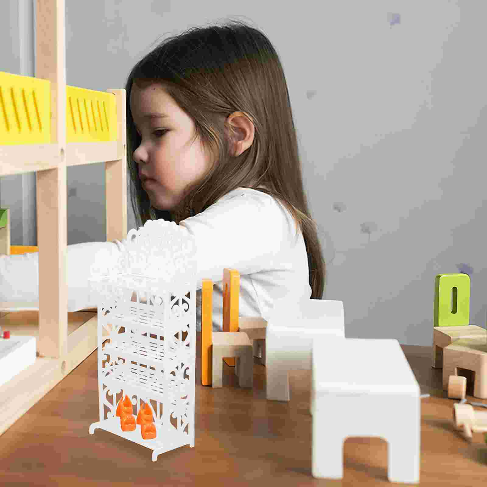 Thumbnail: Plastic Shoes Rack Doll Shoes Rack House Accessories for Dolls Furniture Childr