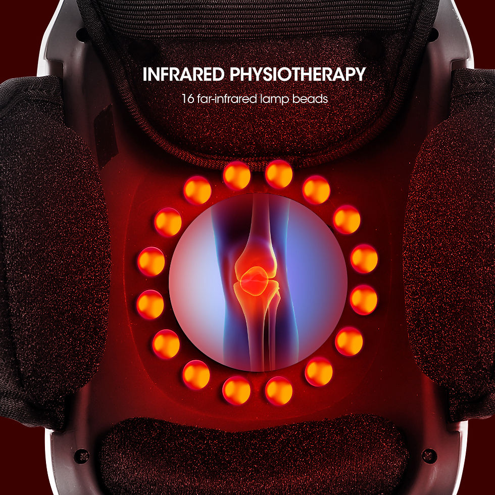 Thumbnail: Kabelloses elektrisches Knie massage gerät vibrations beheizte Infrarot-Physiot