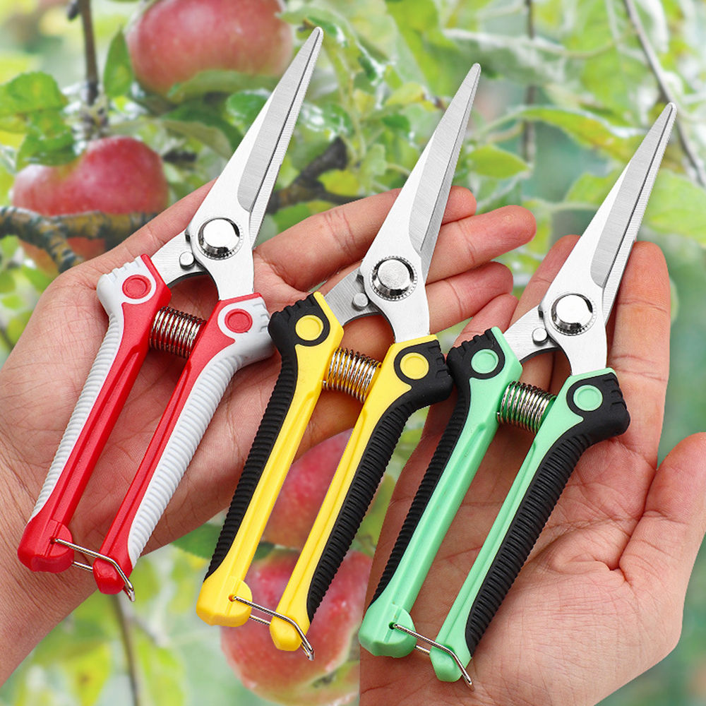 Pruner Gartenarbeit Hand Gartenschere Gerade Edelstahl Klingen Ultra Sharp Gart