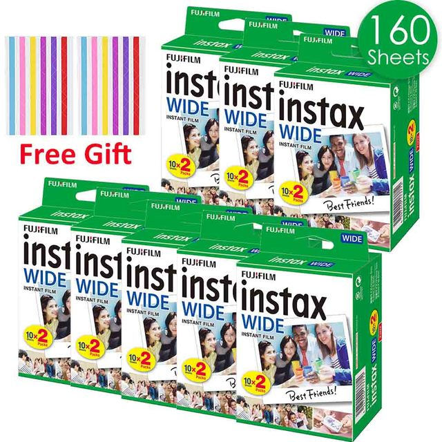 Thumbnail: 10-200 Sheets Fujifilm Instax WIDE Photo Paper 5 Inch Wide Format for Fuji Wide