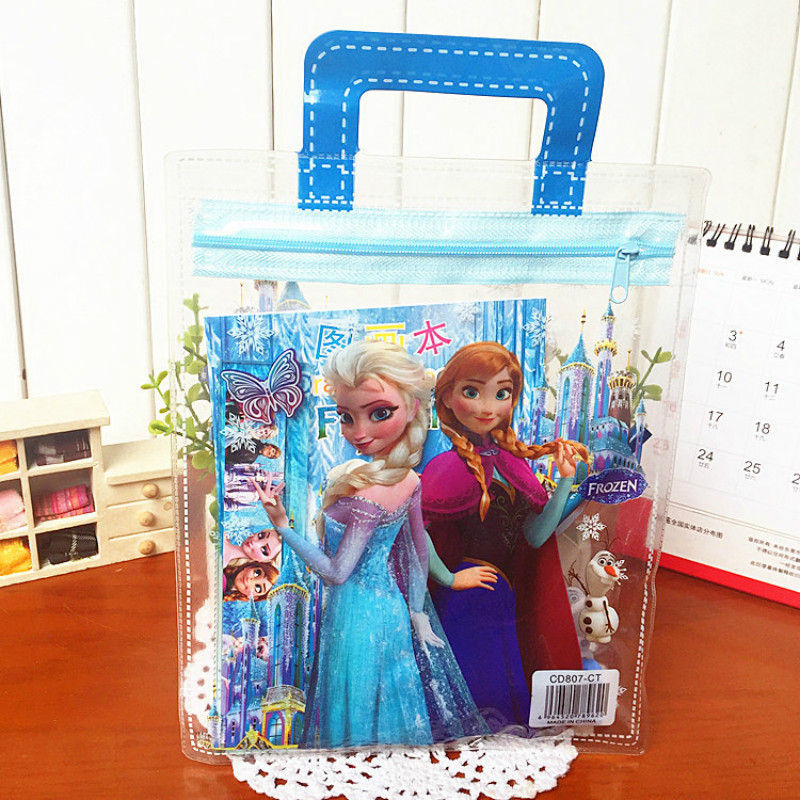Thumbnail: Disney 7pcs/set Frozen Pencil case  sharpener stationery Children's Day gift Sc