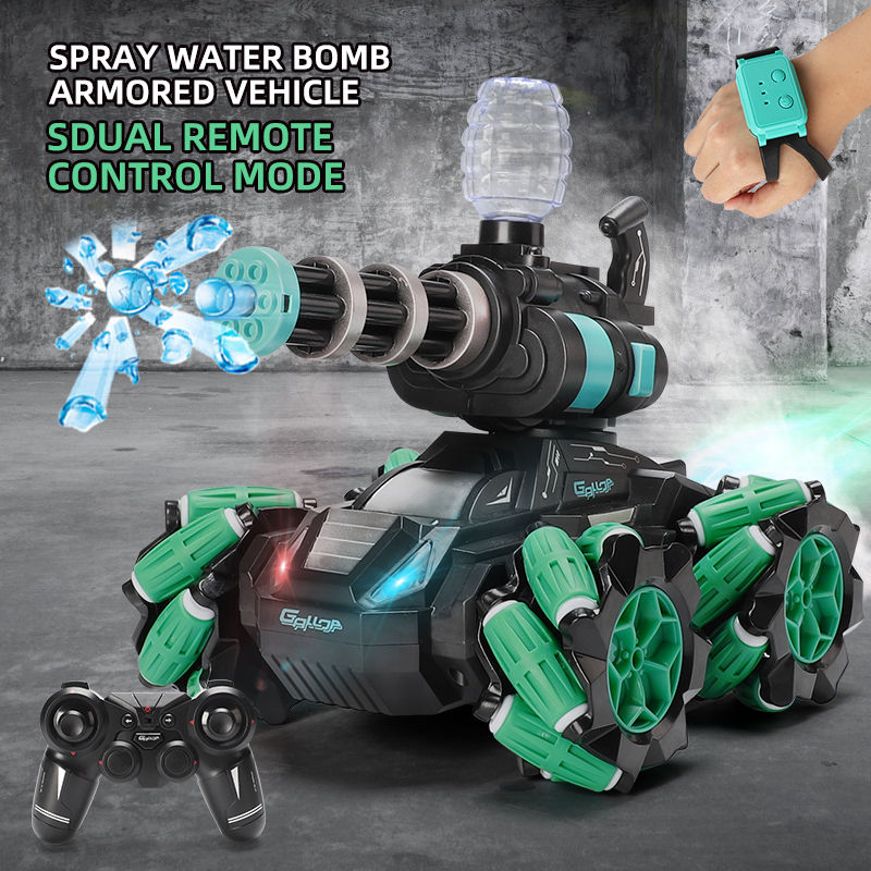 Miniaturbild: RC Tanks 2,4g Spray Wasserbombe gepanzertes Fahrzeug Hoch geschwindigkeit wasse