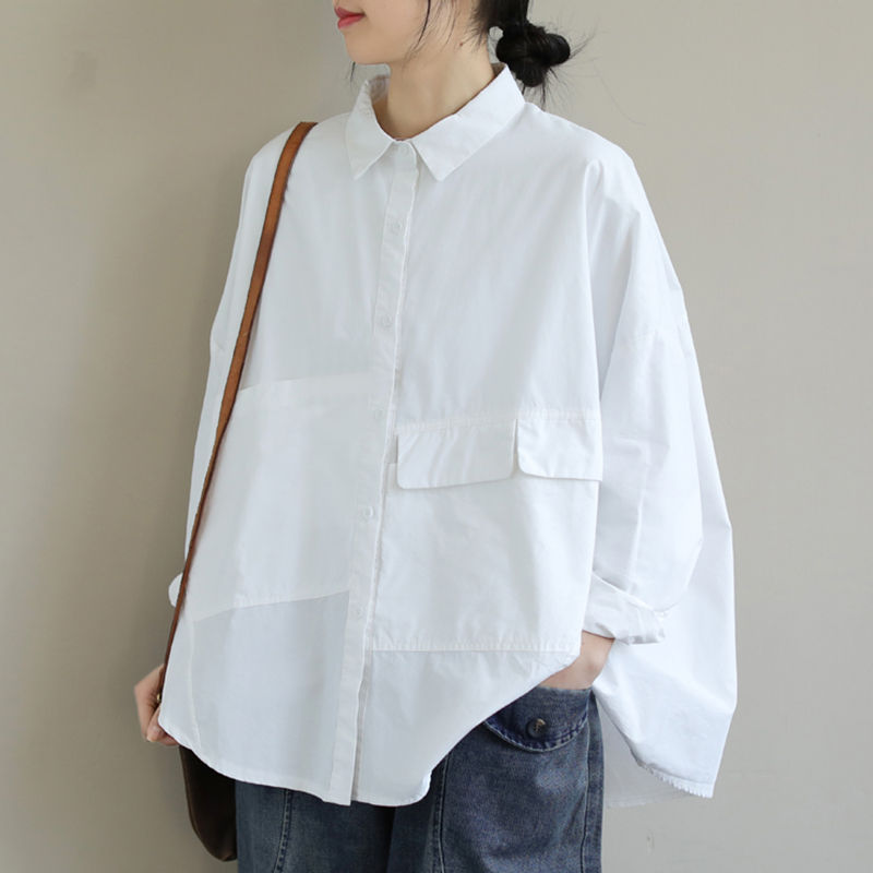 Thumbnail: ZANZEA Fashion Autumn Elegant Blouse Long Sleeve Loose Casual Solid Tops Tunic 