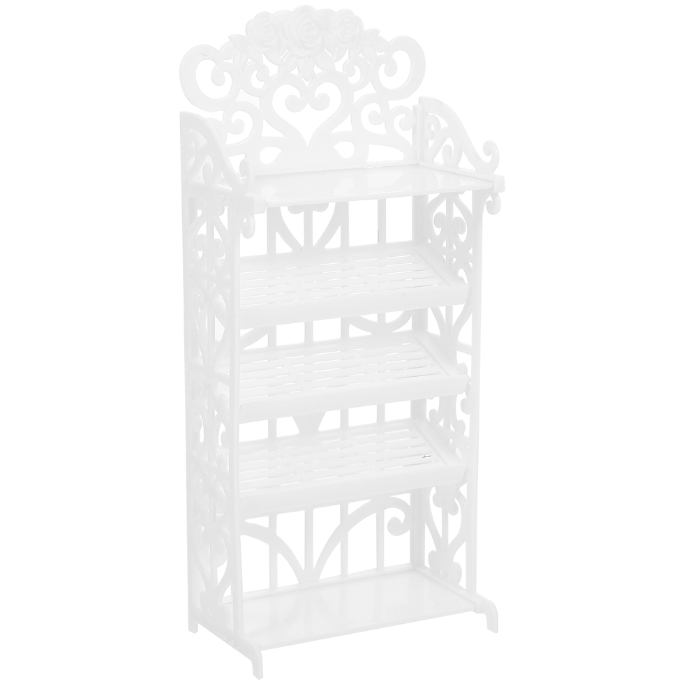 Thumbnail: Plastic Shoes Rack Doll Shoes Rack House Accessories for Dolls Furniture Childr
