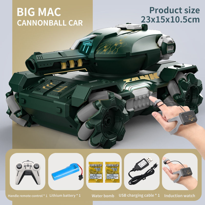 Miniaturbild: RC Tanks 2,4g Dual-Control-Modus gepanzertes Fahrzeug Hochgeschwindigkeits-Wass